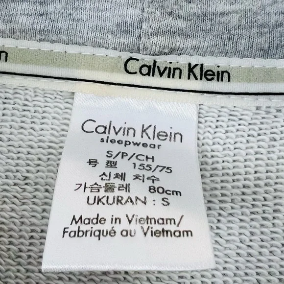 CALVIN KLEIN Modern Cotton zip-up cotton-jersey hoody top - Picture 9 of 10